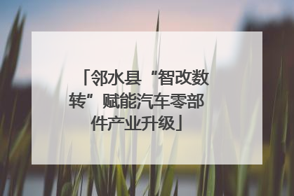 邻水县“智改数转”赋能汽车零部件产业升级