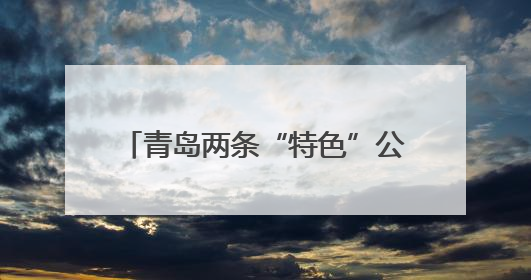 青岛两条“特色”公交线路有调整 昔日最长线312路停运