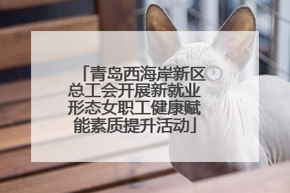 青岛西海岸新区总工会开展新就业形态女职工健康赋能素质提升活动