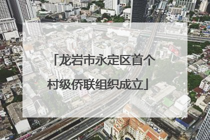 龙岩市永定区首个村级侨联组织成立