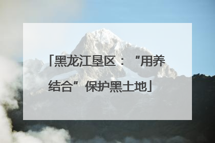 黑龙江垦区：“用养结合”保护黑土地