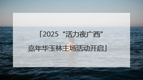 2025“活力夜广西”嘉年华玉林主场活动开启