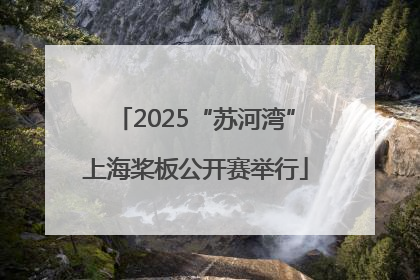 2025“苏河湾”上海桨板公开赛举行