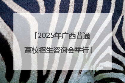 2025年广西普通高校招生咨询会举行