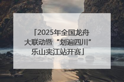 2025年全国龙舟大联动暨“划遍四川”乐山夹江站开赛