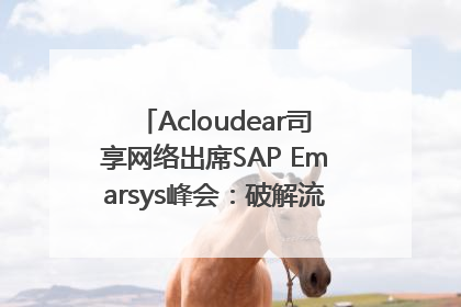 Acloudear司享网络出席SAP Emarsys峰会：破解流量困局，驱动精准增长